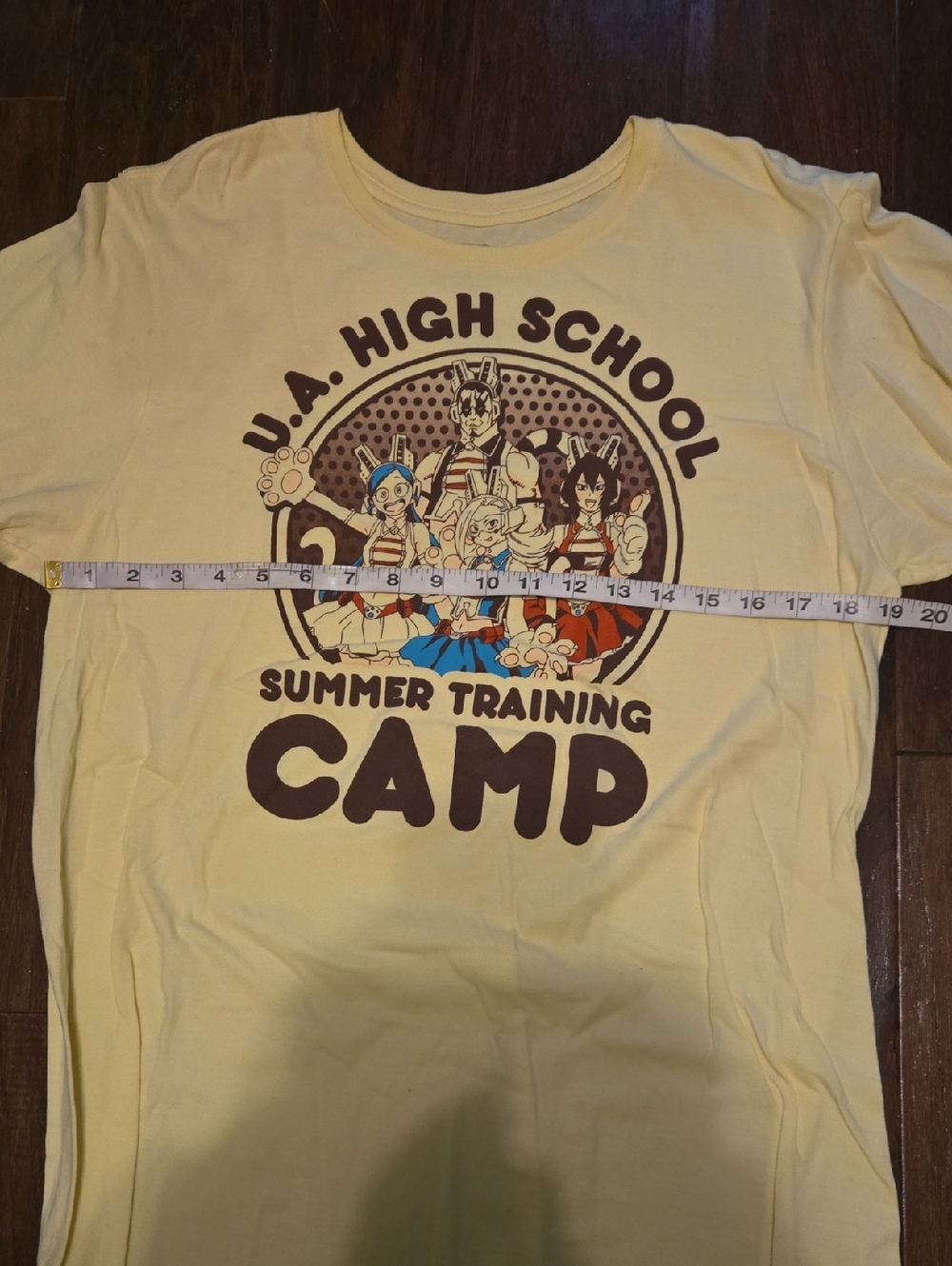 My Hero Academia Yellow Graphic T-Shirt Size L - Picture 6 of 7